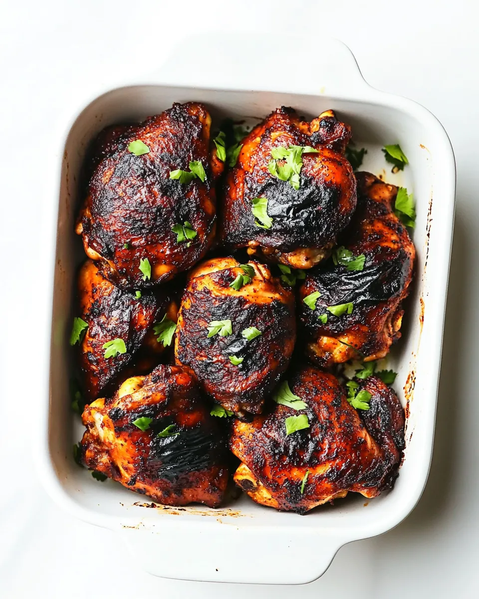 Quick Baked Boneless Chicken Thighs dish photo