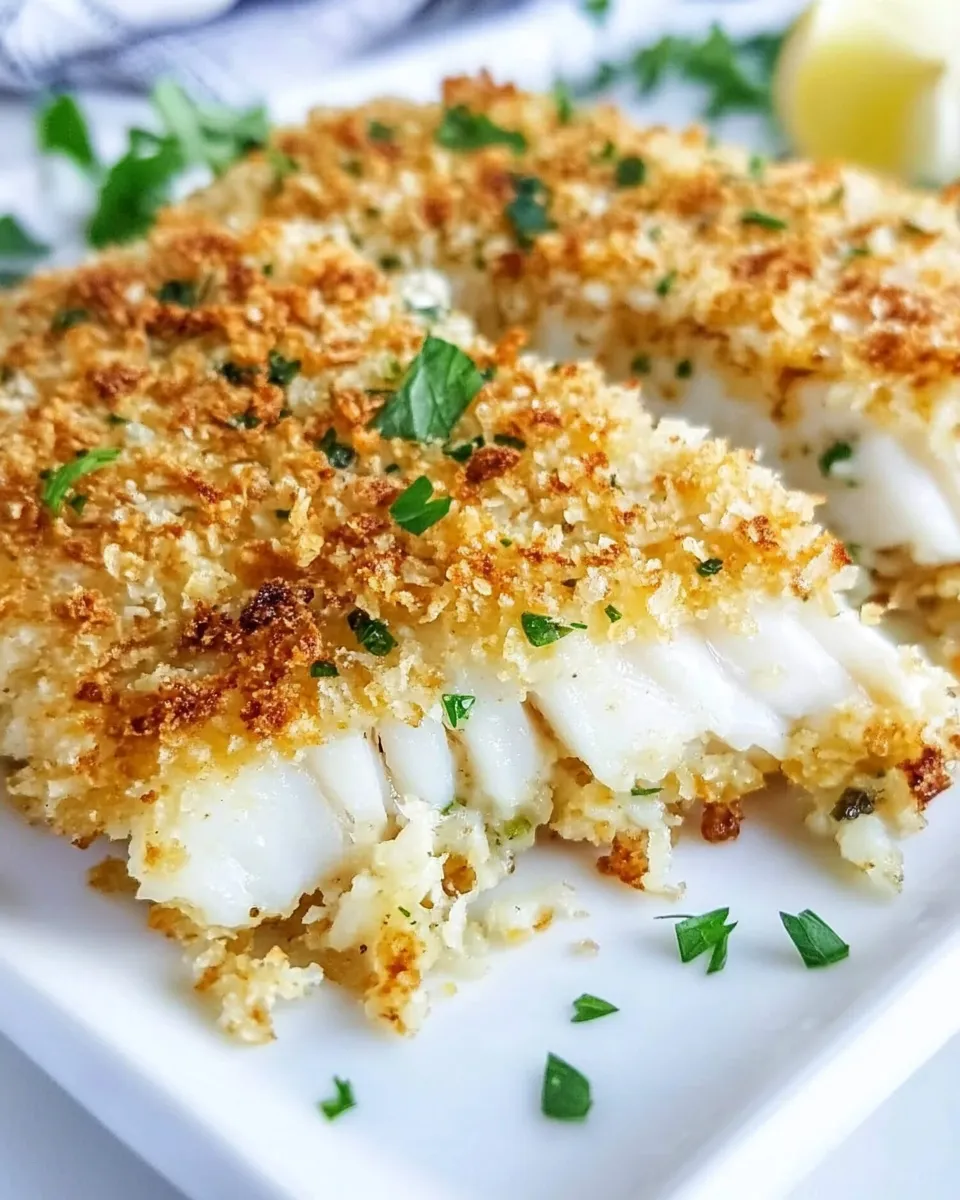 Delicious Baked Breaded Tilapia Recipe dish photo
