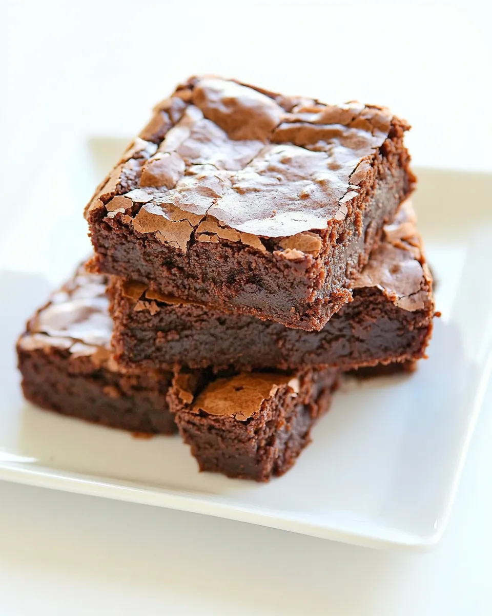 Easy Baked Brownies photo