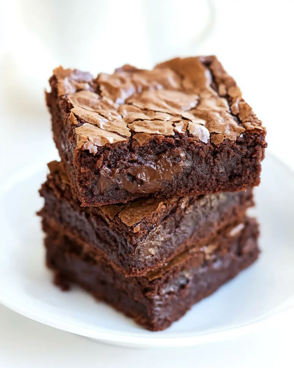 Best Baked Brownies shot
