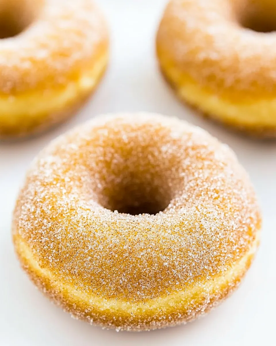 Easy Baked Cinnamon Sugar Donuts (Made with Brown Butter) recipe photo