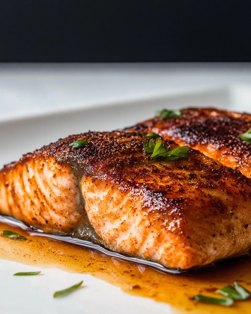 Easy Baked Honey Cajun Salmon photo