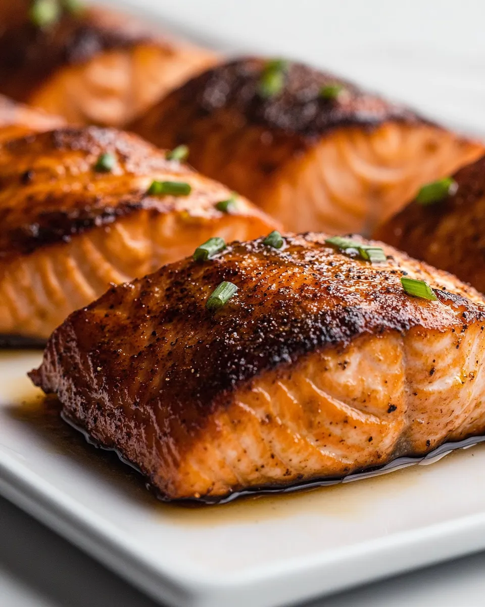 Savory Baked Honey Cajun Salmon recipe photo