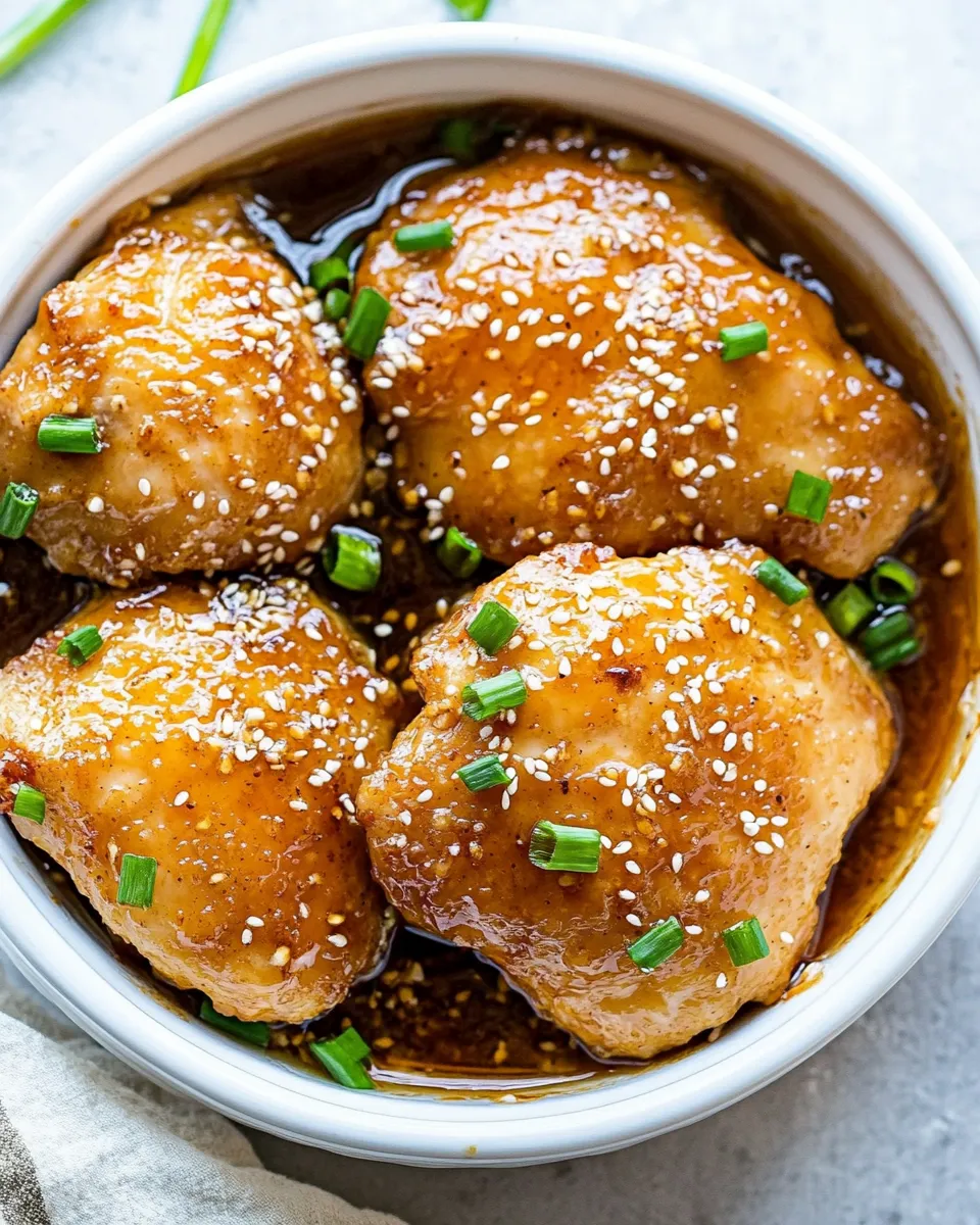 Delicious Baked Honey Garlic Chicken image