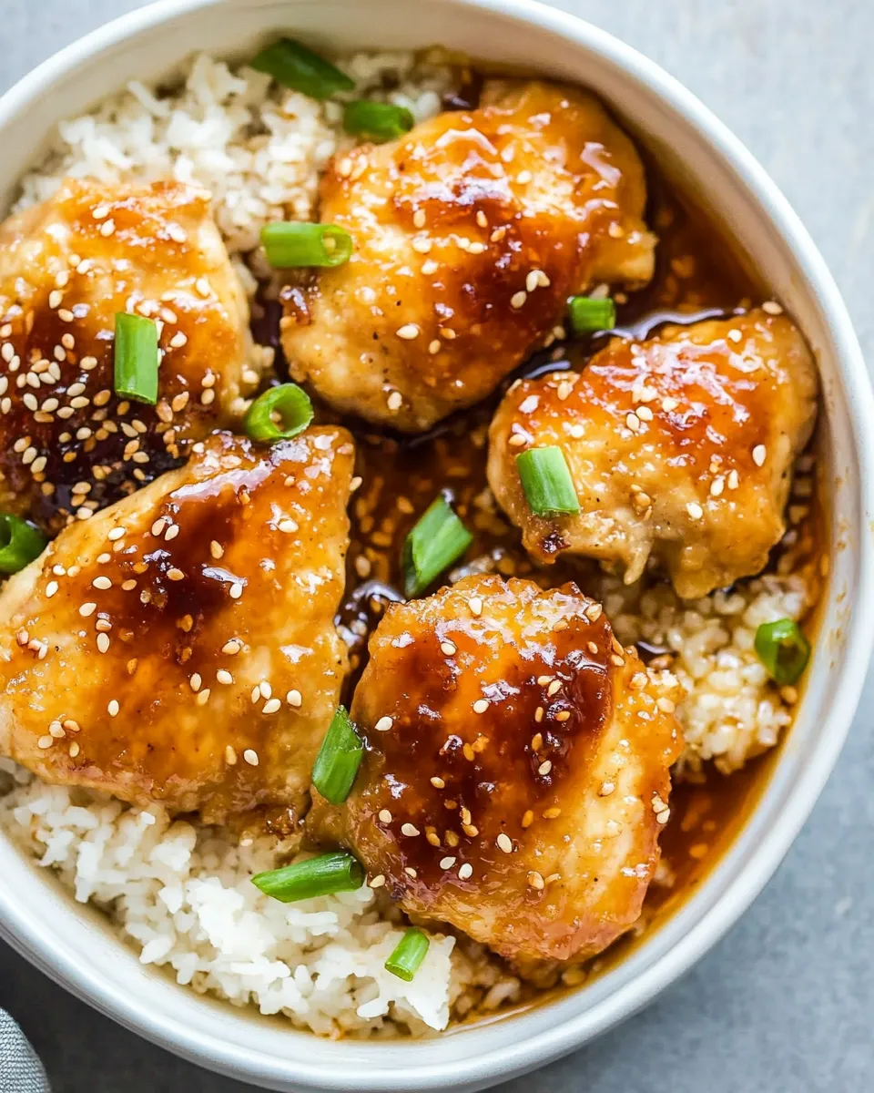 Savory Baked Honey Garlic Chicken recipe photo