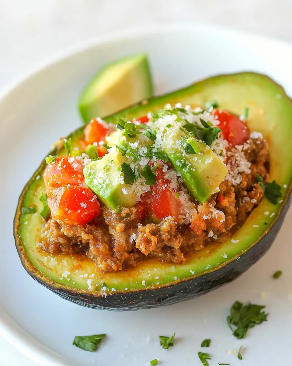 Delicious Baked Stuffed Avocado image