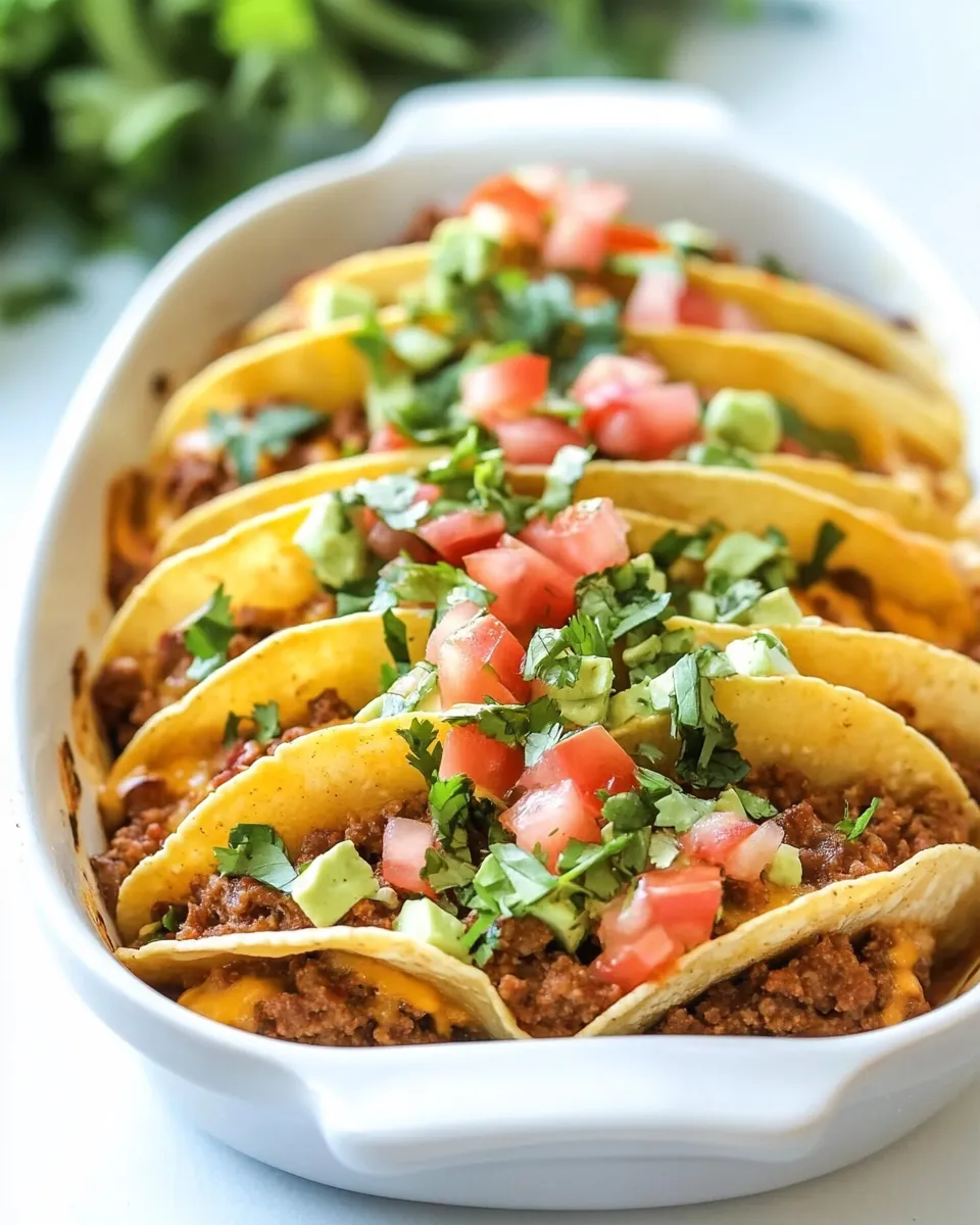 Delicious Baked Tacos (Easy Taco Bake) image