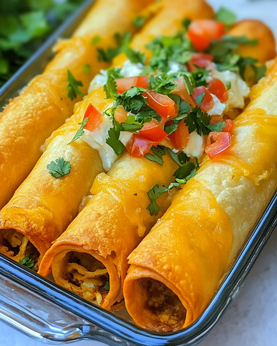 Delicious Baked Taquitos recipe photo