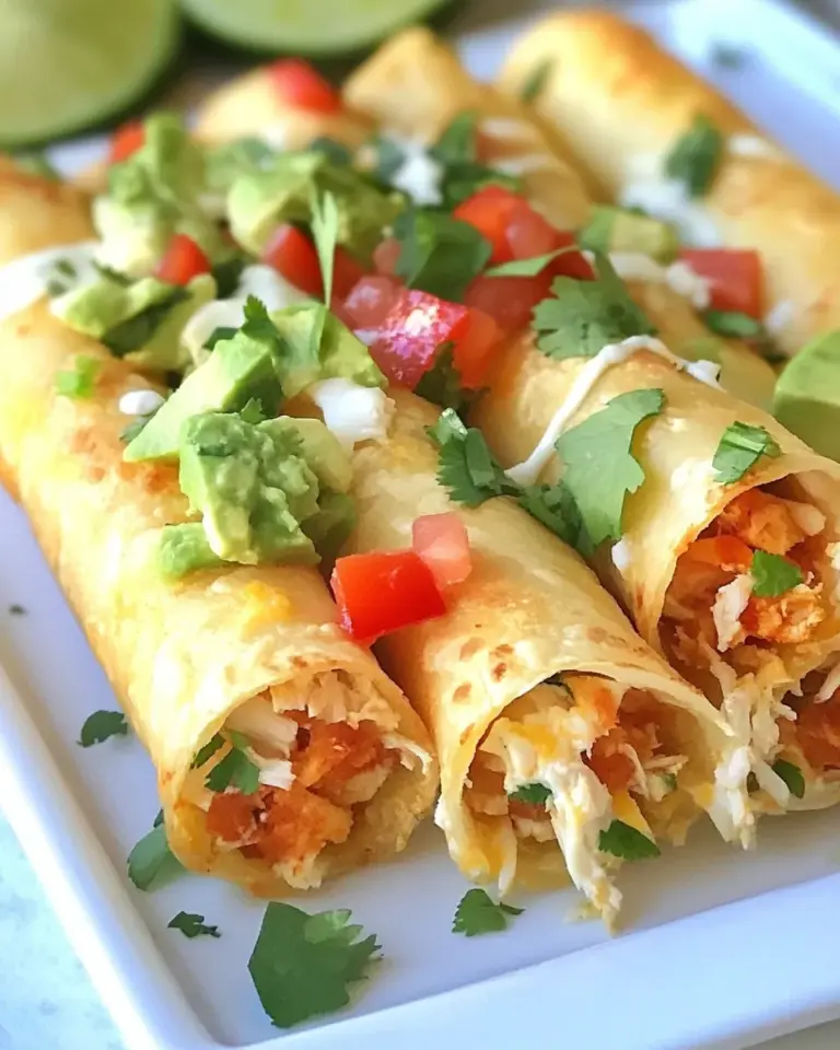 Easy Baked Taquitos Filled with Pre-Made Chicken and Cheese photo