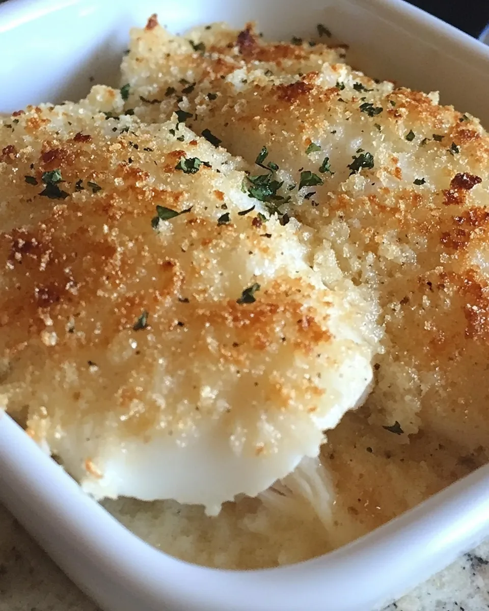 Delicious Baked Tilapia Parmesan image