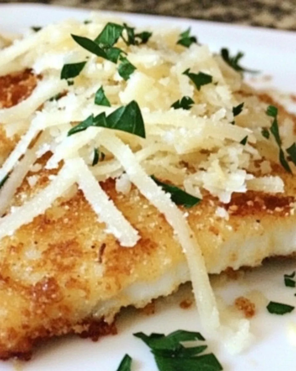 Quick Baked Tilapia Parmesan shot