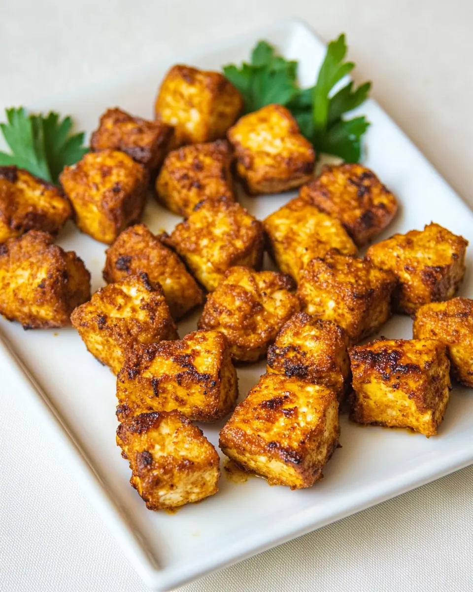 Healthy Baked Tofu recipe photo
