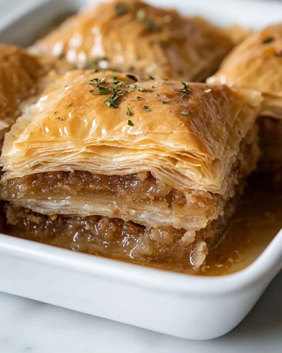 Homemade Baklava photo