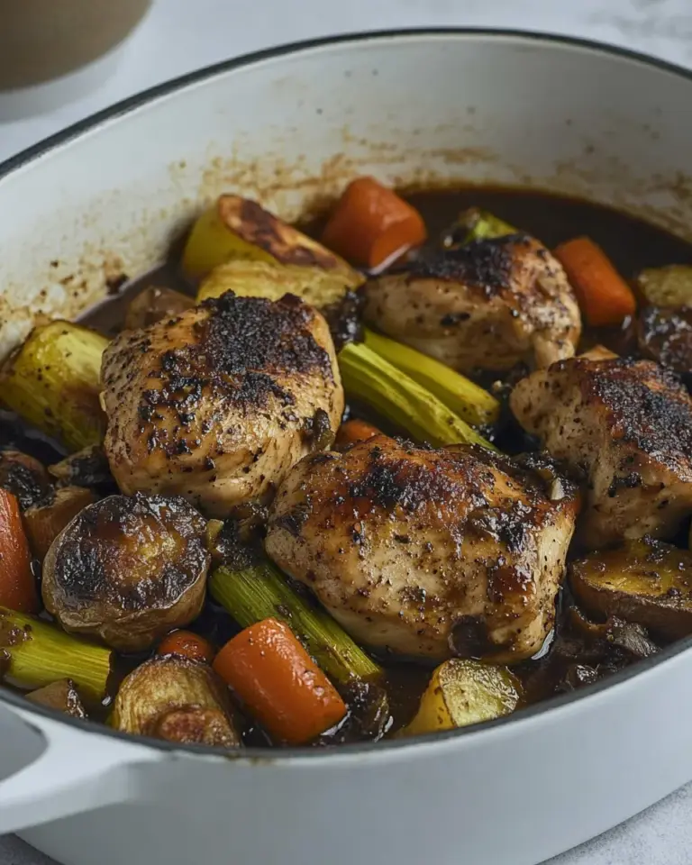 Homemade Balsamic Chicken and Vegetables Recipe photo