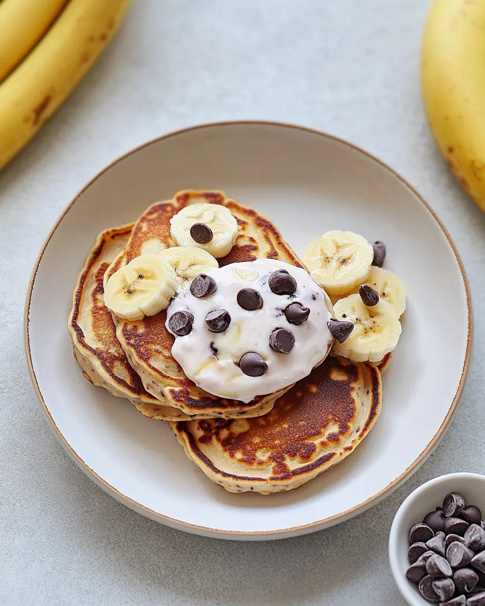 Easy Banana-Chocolate Chip Pancakes recipe photo