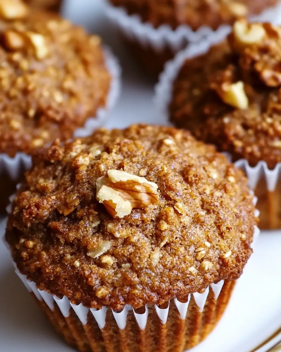 Easy Banana-Walnut Bran Muffins photo