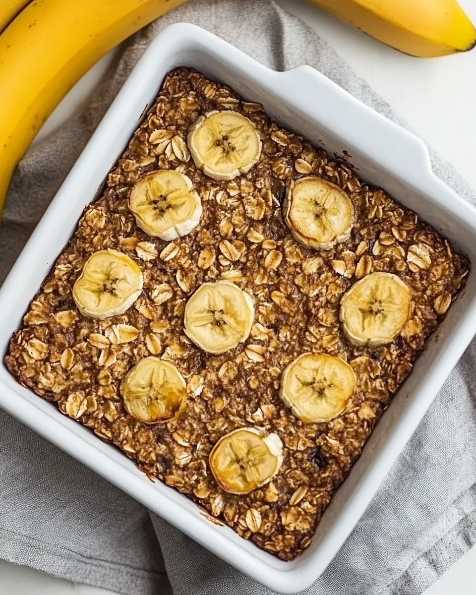 Easy Banana Baked Oatmeal image