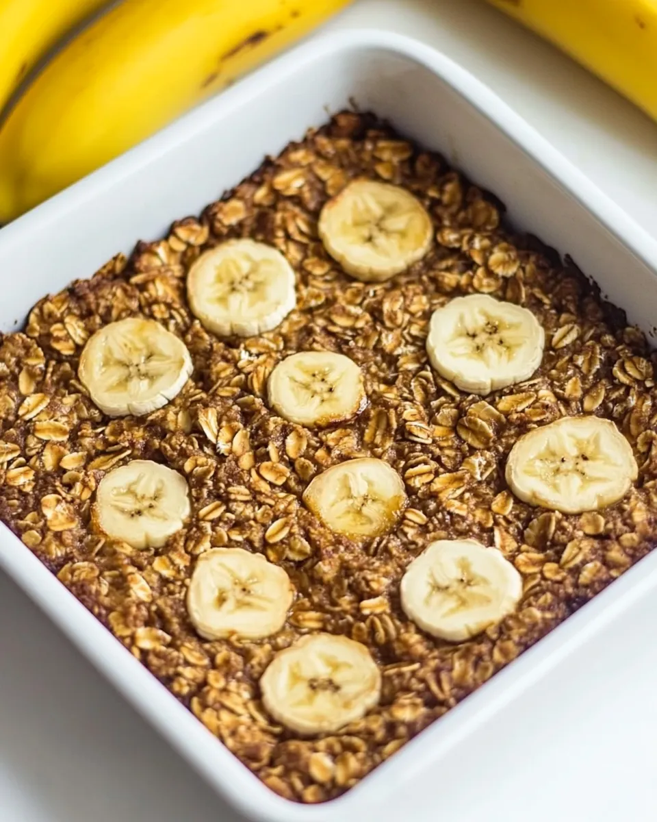Delicious Banana Baked Oatmeal recipe photo