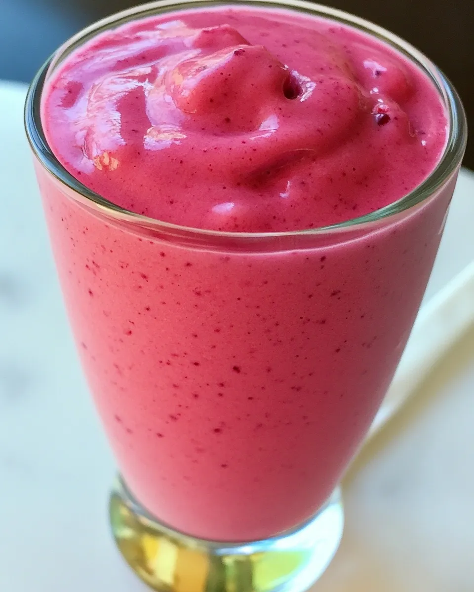 Delicious Banana Berry Smoothie image