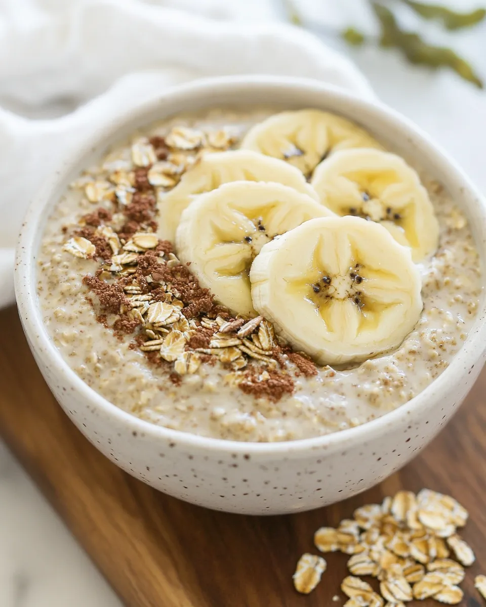 Classic Banana Bread Overnight Oatmeal image