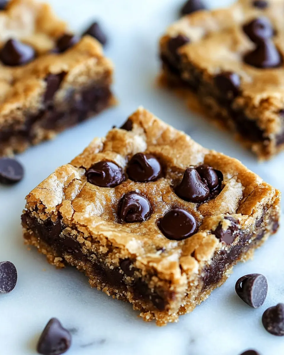 Easy Banana Chocolate Chip Cookie Bars recipe photo