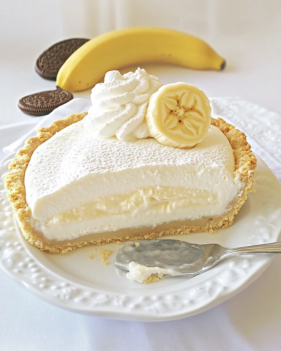 Classic Banana Cream Pie with Golden Oreo Crust image