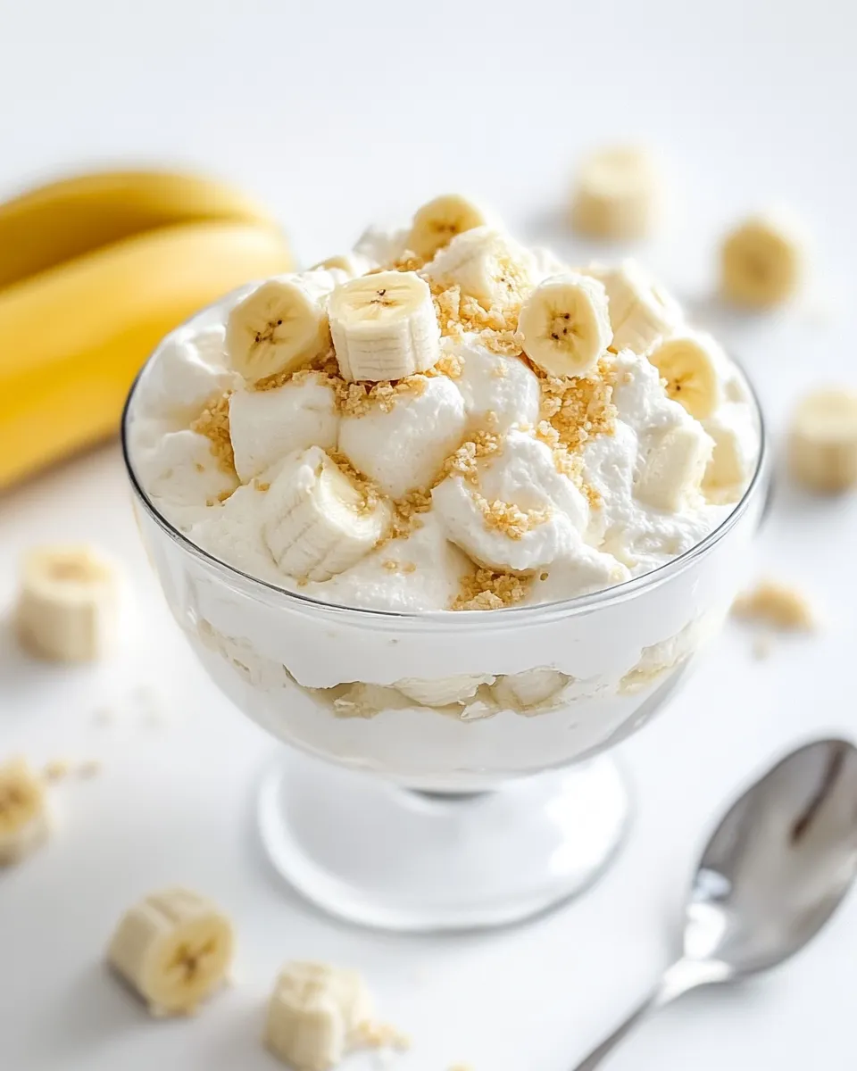 Easy Banana Fluff recipe photo