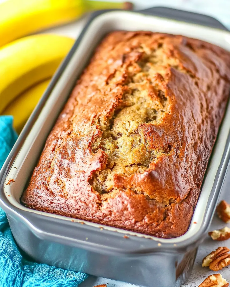 Easy Banana Nut Bread Recipe shot
