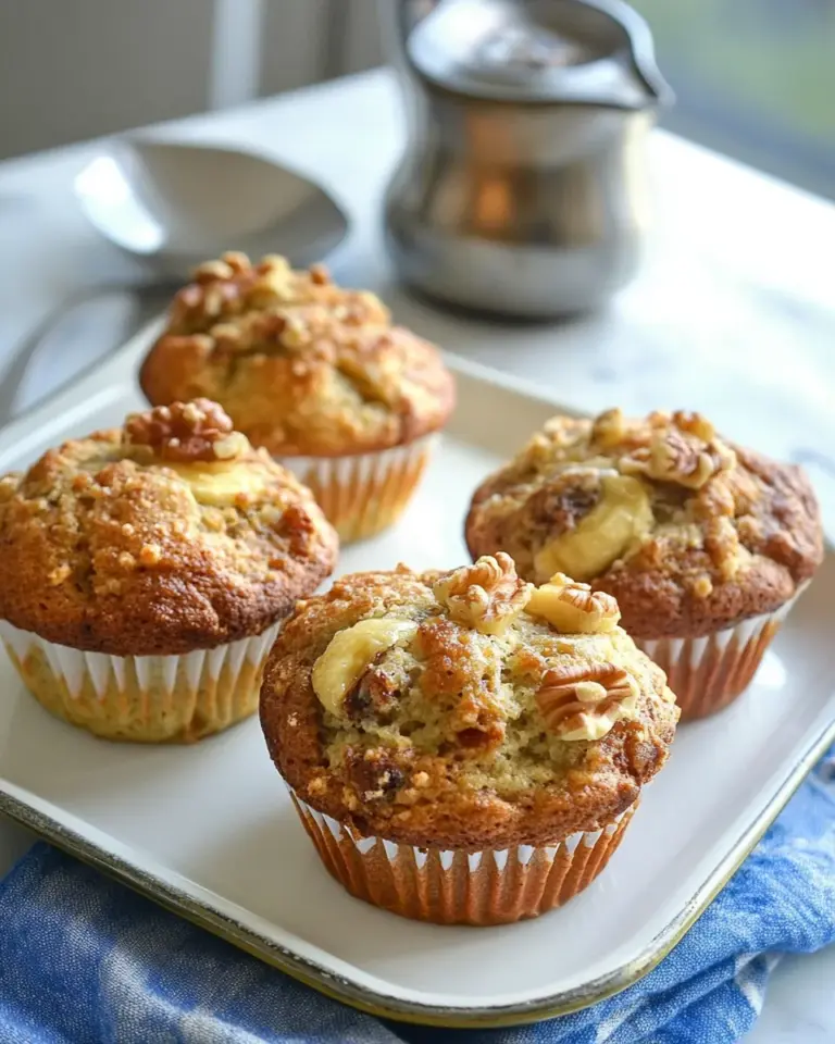 Homemade Banana Nut Muffins photo