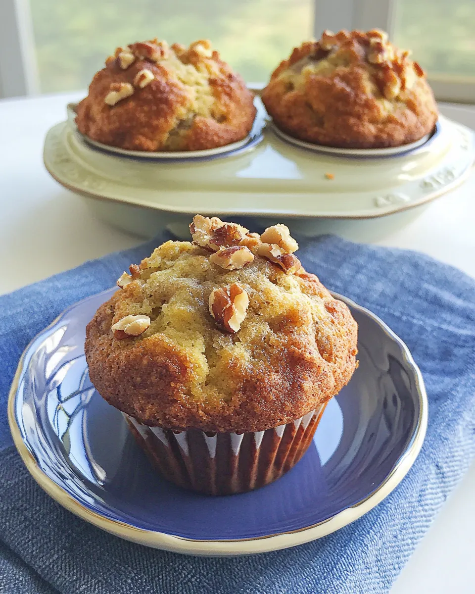 Classic Banana Nut Muffins image
