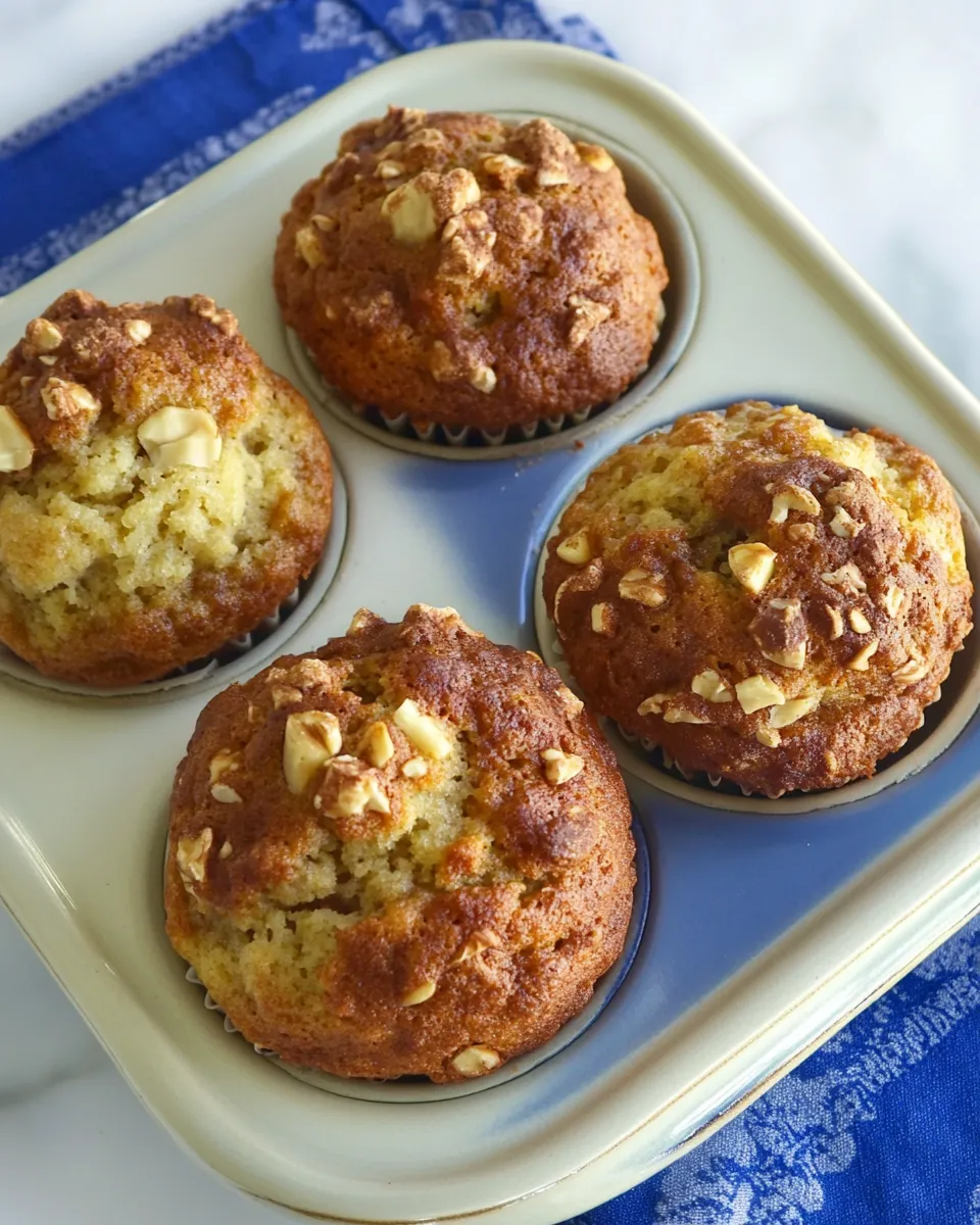 Easy Banana Nut Muffins recipe photo