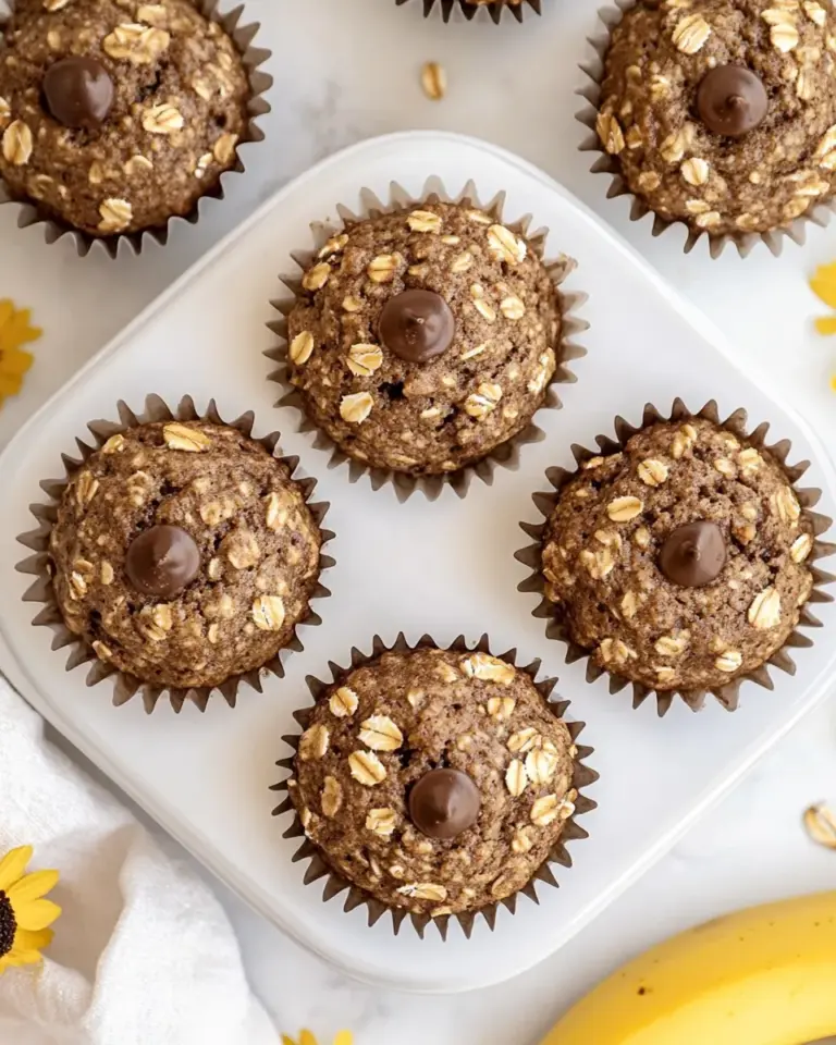 Homemade Banana Oat Muffins (No Added Sugar!) recipe photo