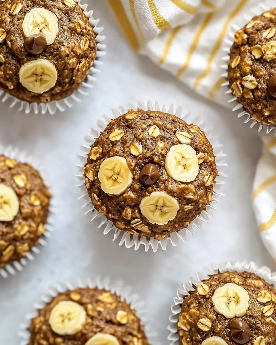 Delicious Banana Oat Muffins (No Added Sugar!) dish photo