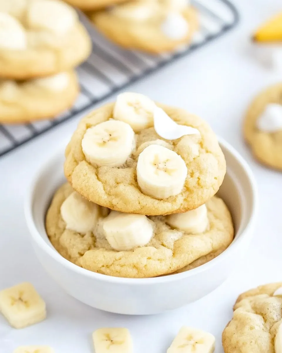 Homemade Banana Pudding Cookies photo