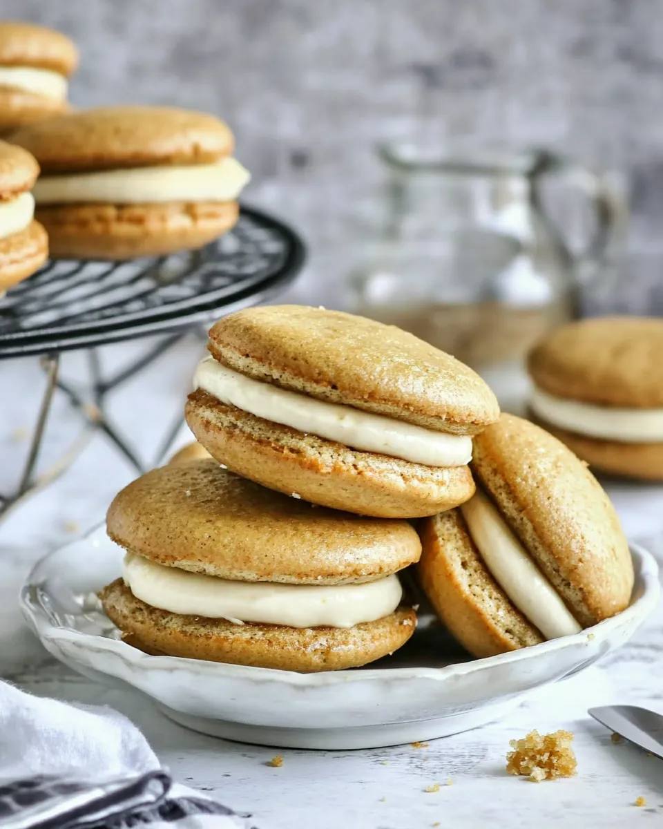 Easy Banana Whoopie Pies food shot