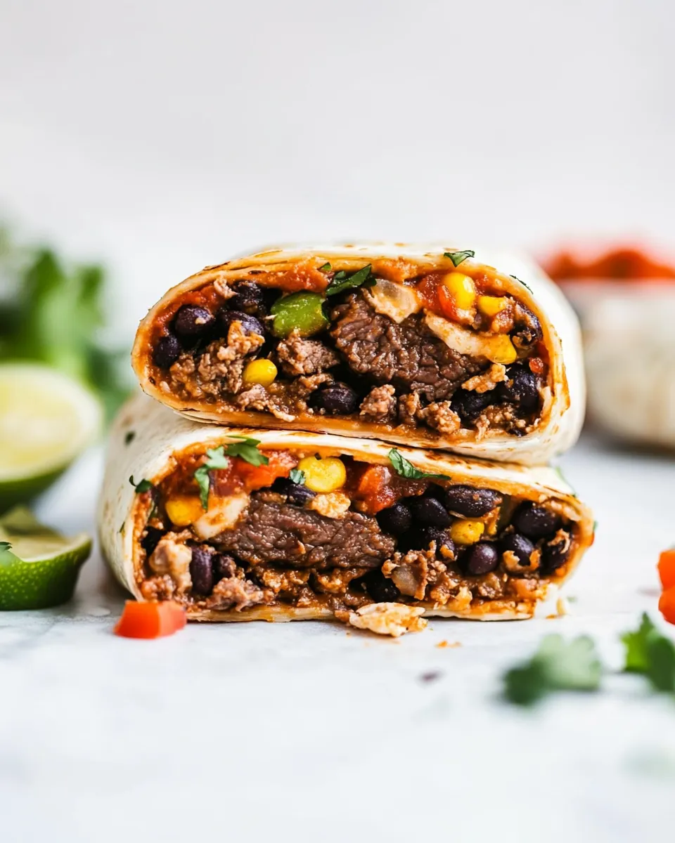 Homemade Beef Burrito Recipe photo