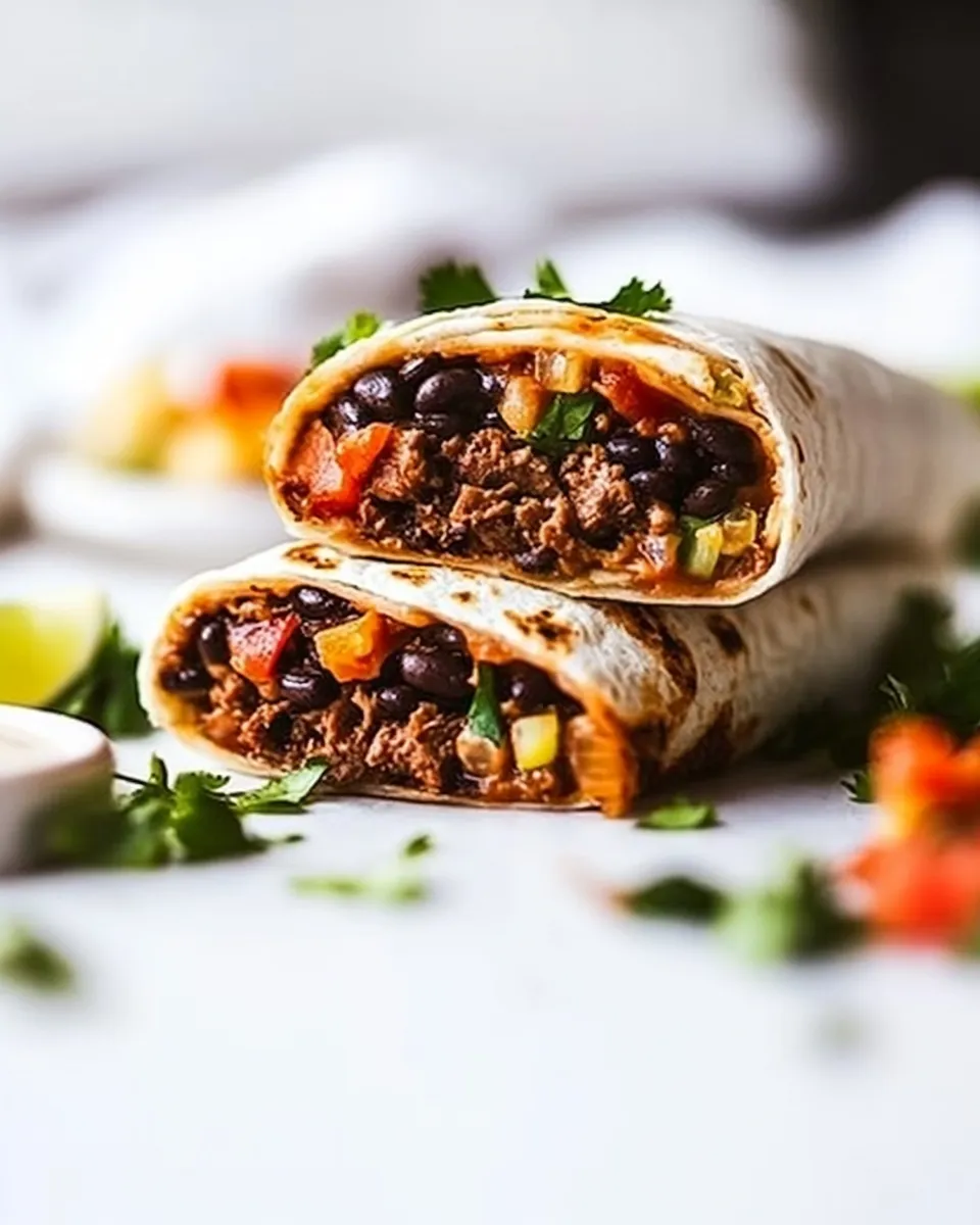 Delicious Beef Burrito Recipe dish photo