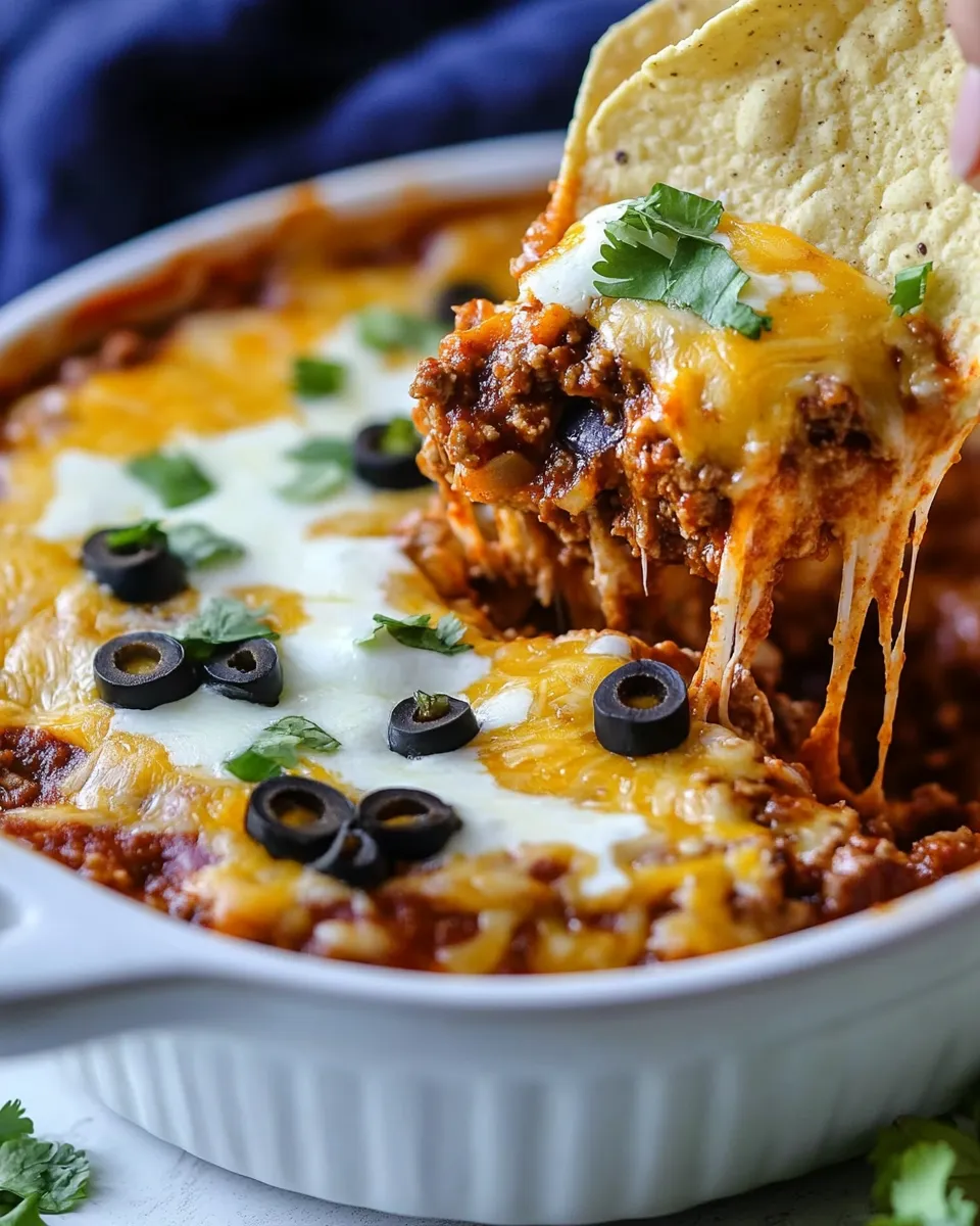 Classic Beef Enchilada Dip image