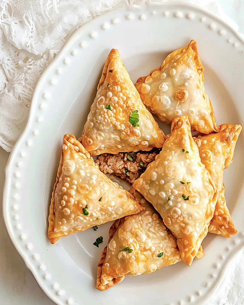 Delicious Beef Sambusa shot