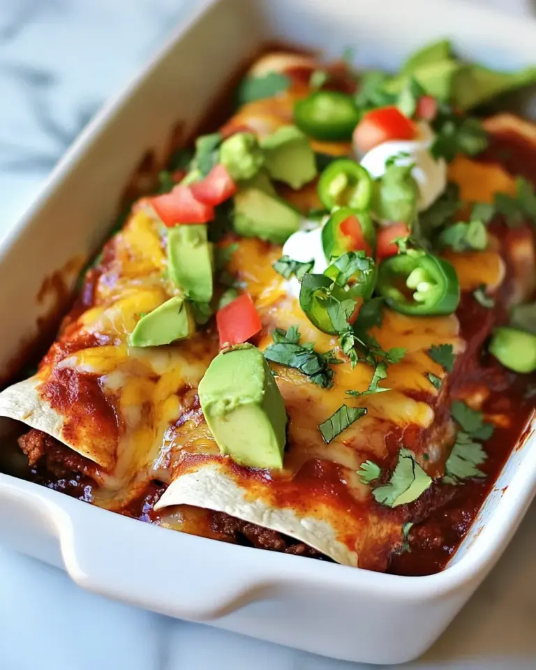 Homemade Beef and Cheese Enchiladas photo