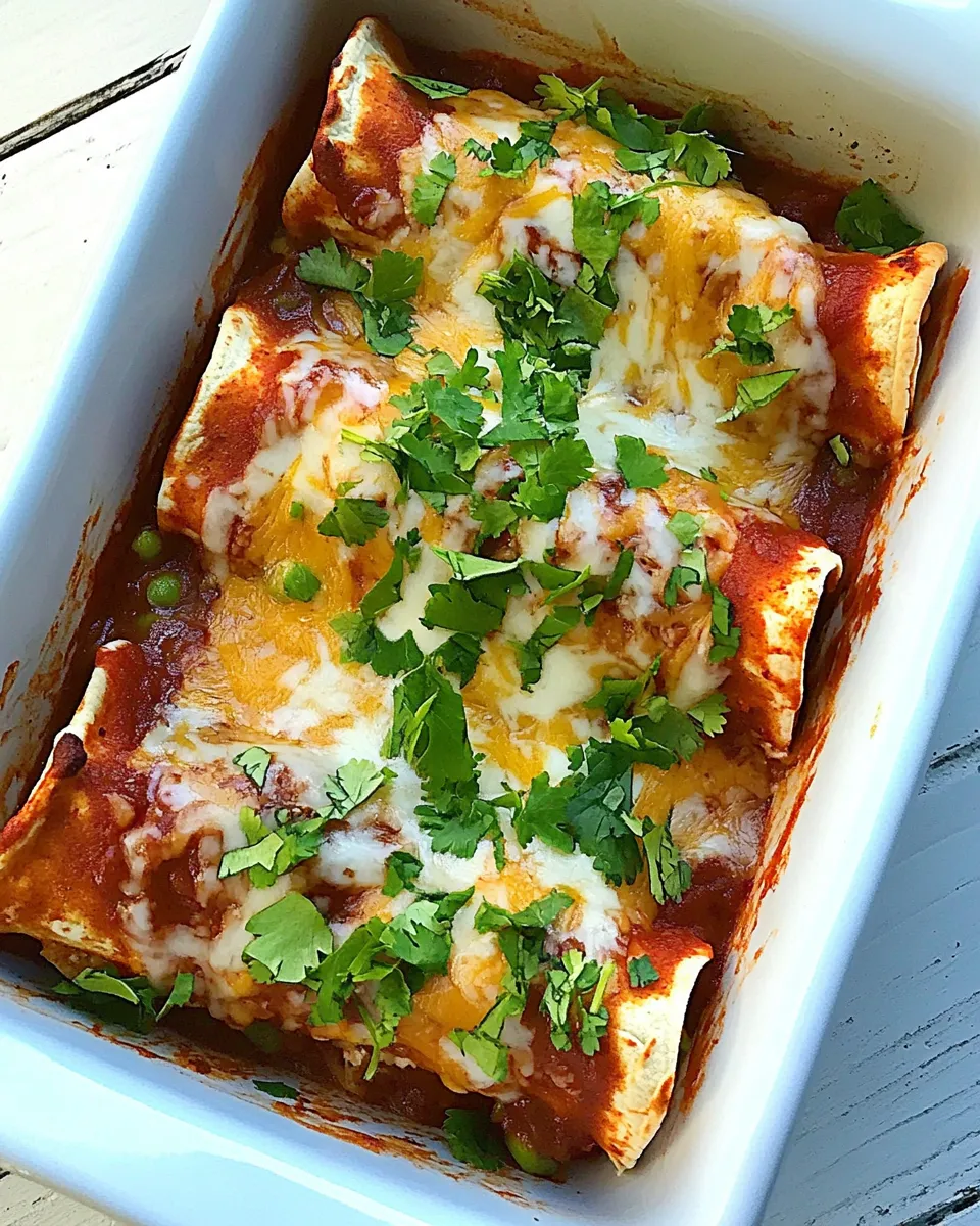 Classic Beef and Cheese Enchiladas image