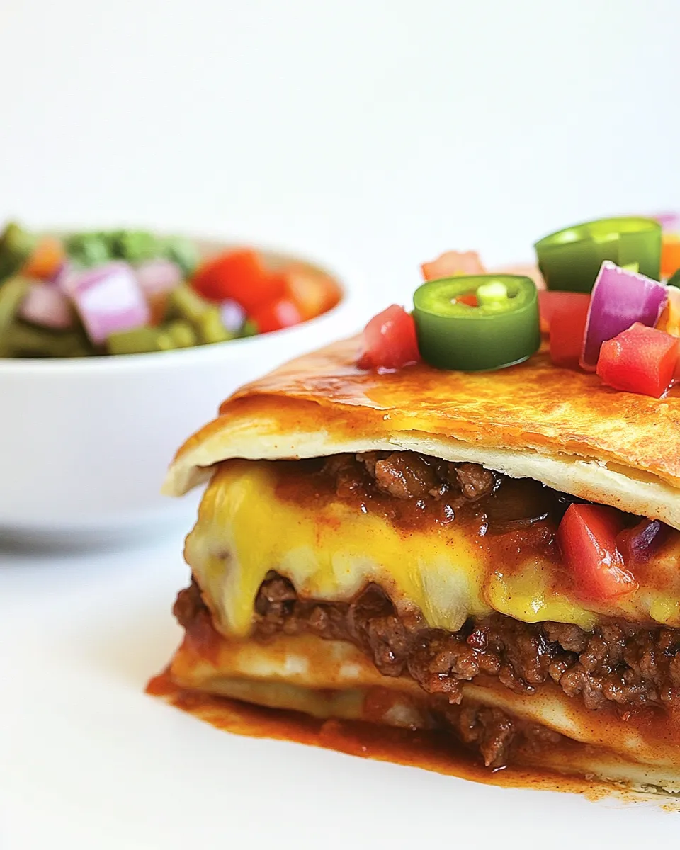 Easy Beefy Enchilada Melt recipe photo