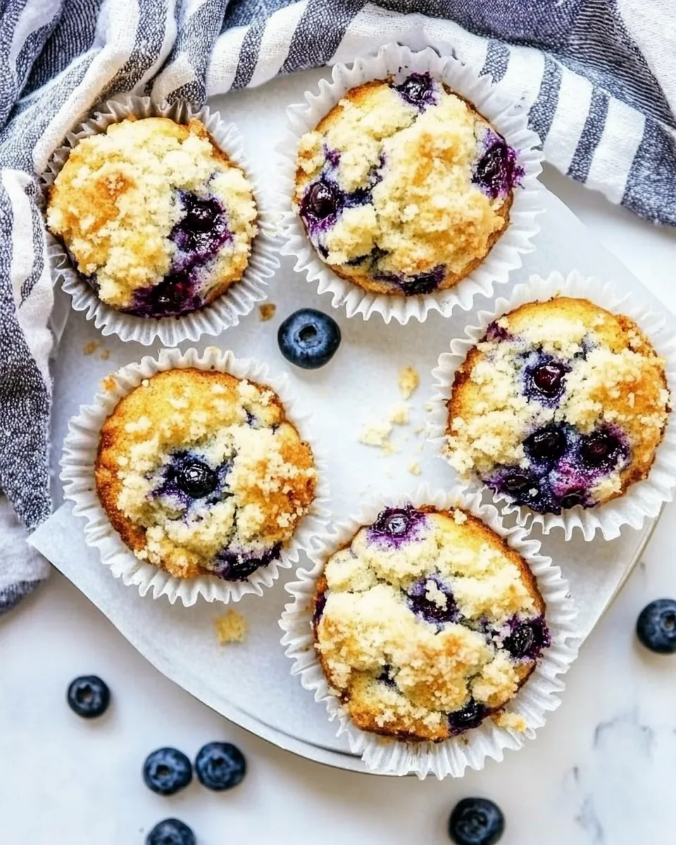 Delicious Best Blueberry Muffins shot