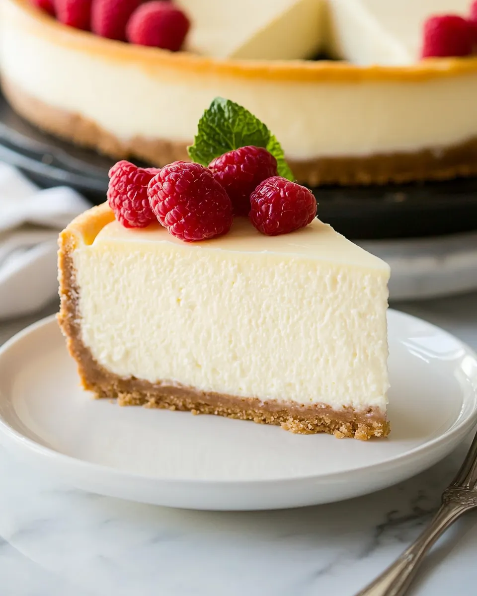 Easy Best Cheesecake Recipe shot