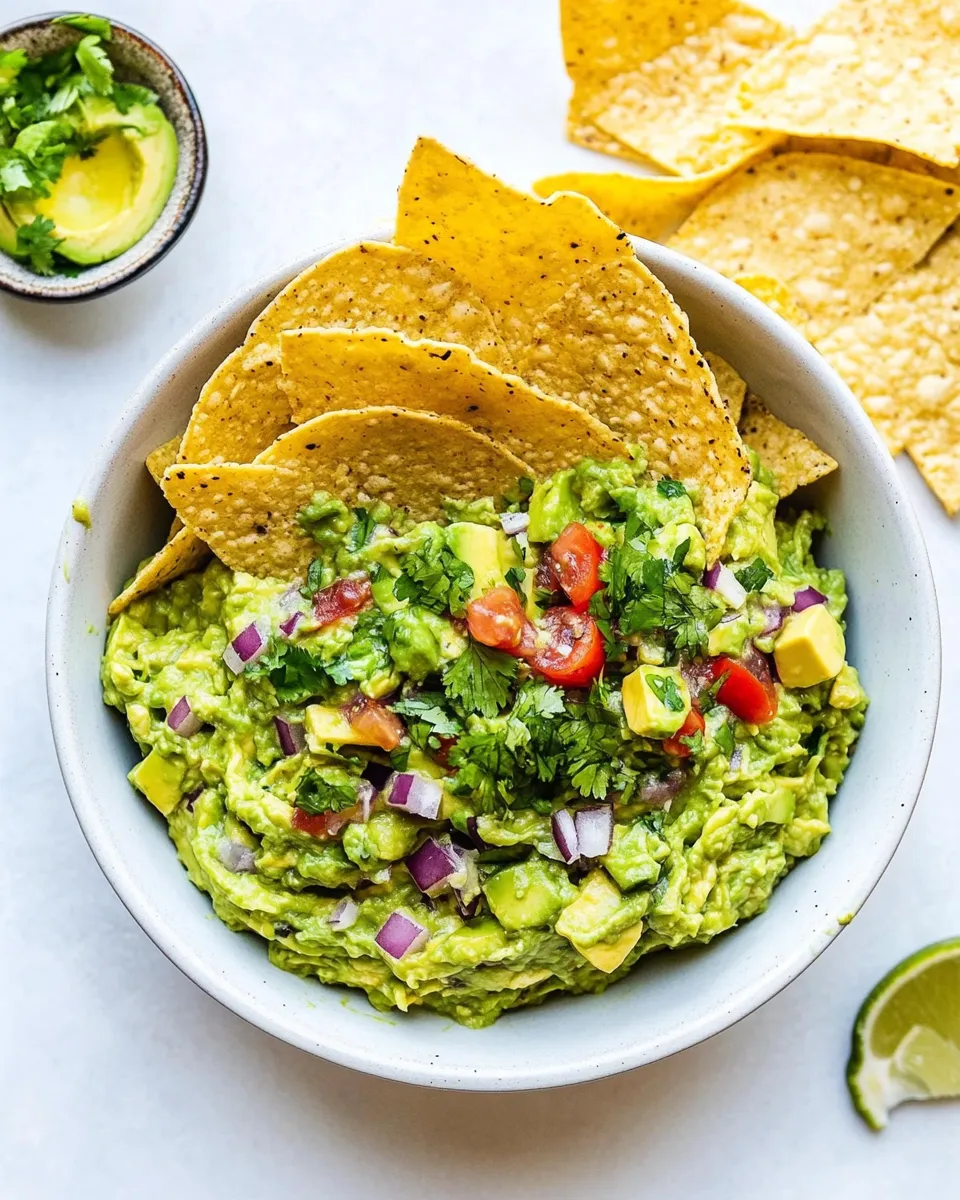 Delicious Best Guacamole shot