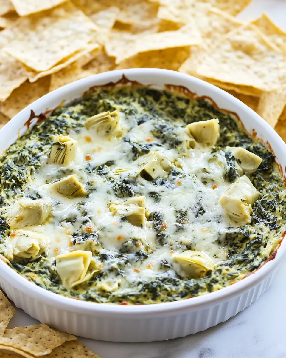 Easy Best Spinach Artichoke Dip (Restaurant-Style) recipe photo