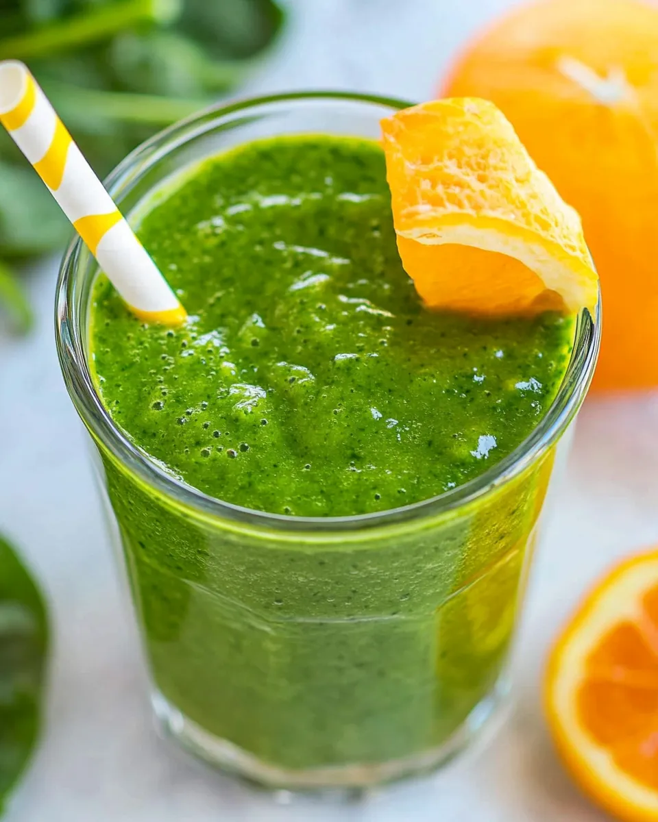 Homemade Best Spinach Smoothie photo