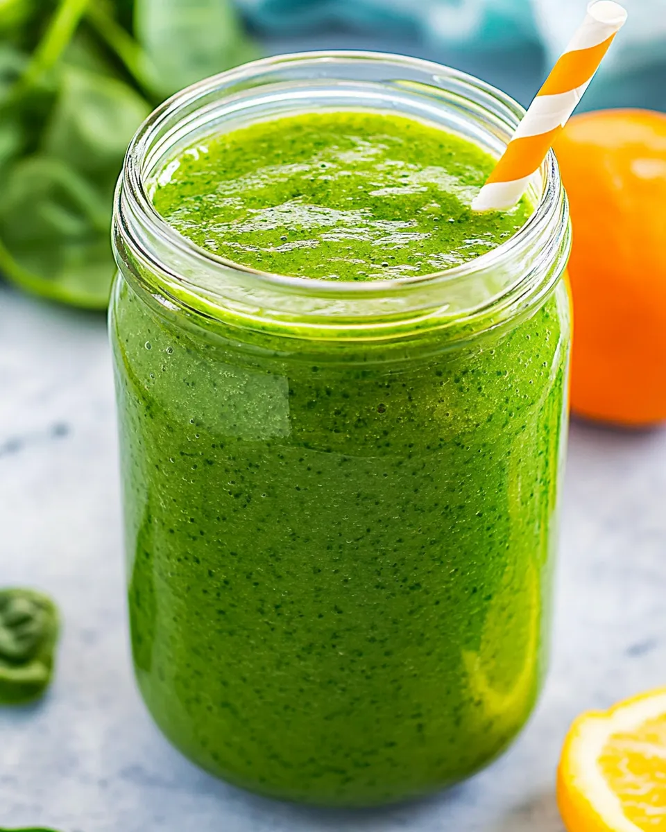 Easy Best Spinach Smoothie recipe photo