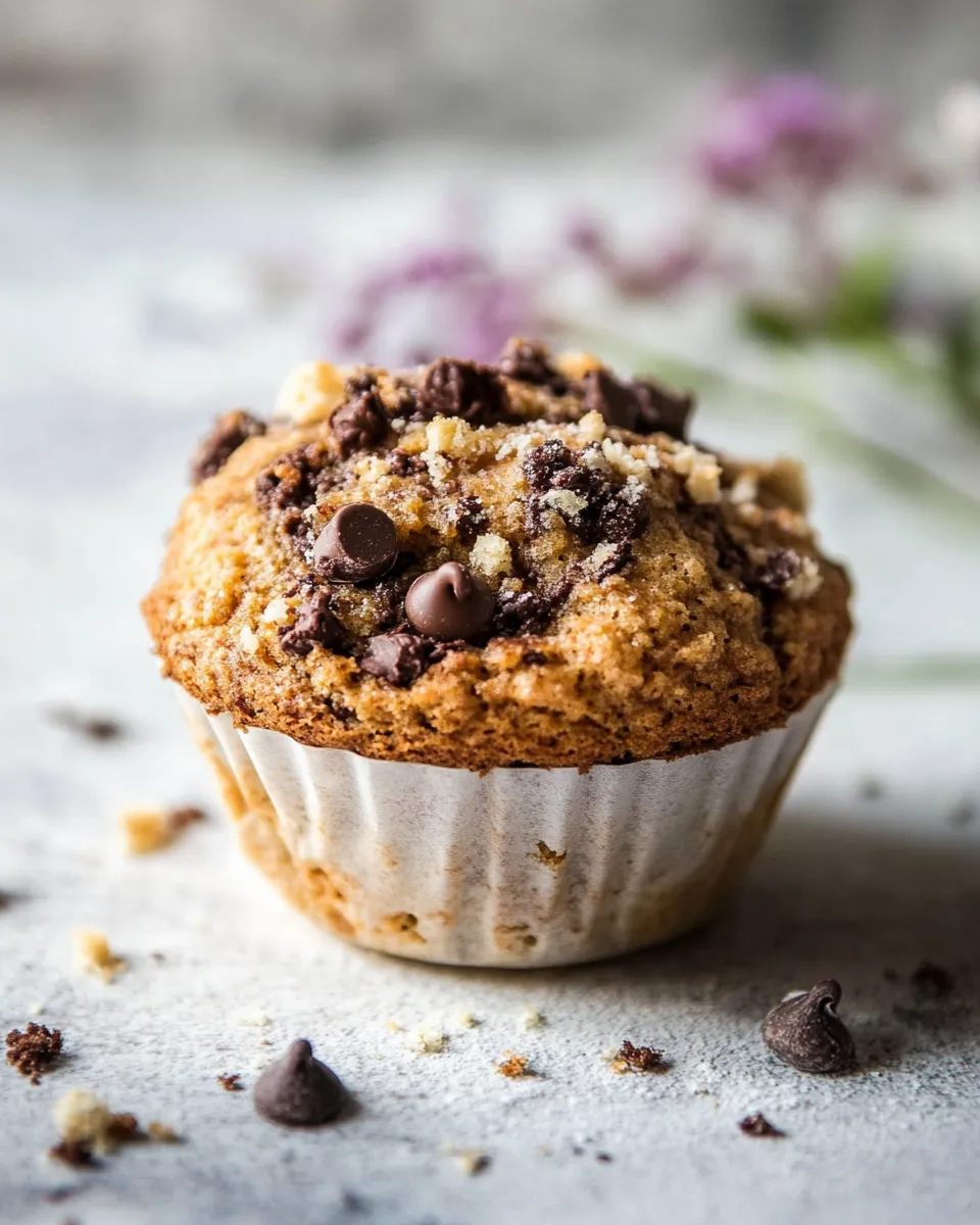 Homemade Better Than the Bakery Chocolate Chip Coffee Cake Muffins. photo