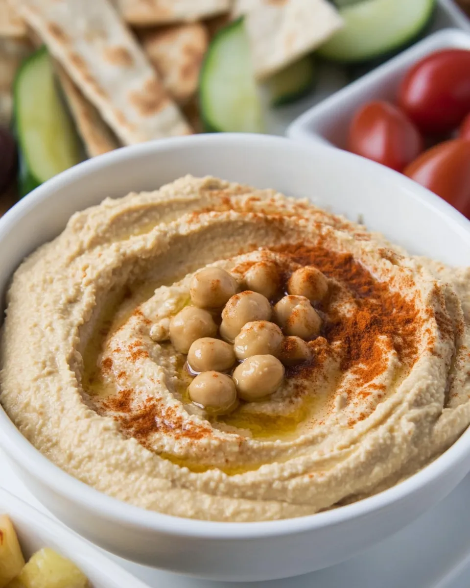 Easy Big-Batch Make-Ahead-and-Freeze Hummus recipe photo